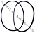 Stiga Toothed Deck Timing Belt Pair 9585-0164-01
