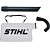 Stihl Vacuum Adaptor Kit for BG56, BG86