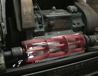 Cylinder mower blade sharpening